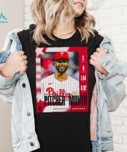 Official Cristopher Sánchez Philadelphia Phillies 2024 National League Pitcher of the Month Shirt