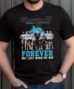 Official Cronulla Sutherland Sharks Forever Not Just When We Win Signatures shirt