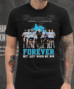 Official Cronulla Sutherland Sharks Forever Not Just When We Win Signatures shirt