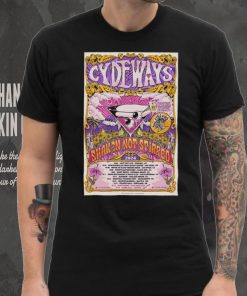 Official Cydeways Shaken Not Stirred 2024 Tour Poster shirt