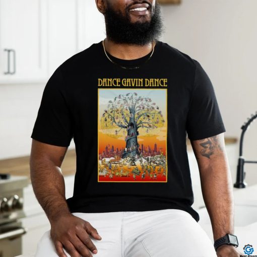 Official Dance Gavin Dance Merch Collage Black Attractive Shirt