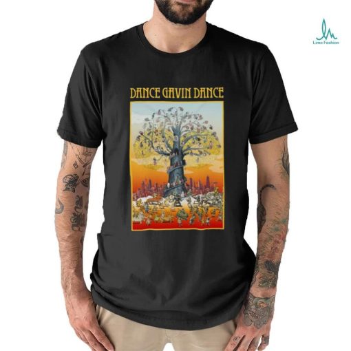 Official Dance Gavin Dance Merch Collage Black Attractive Shirt