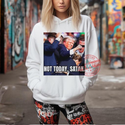 Official David J Harris Jr Donald Trump Not Today Satan 2024 t shirt