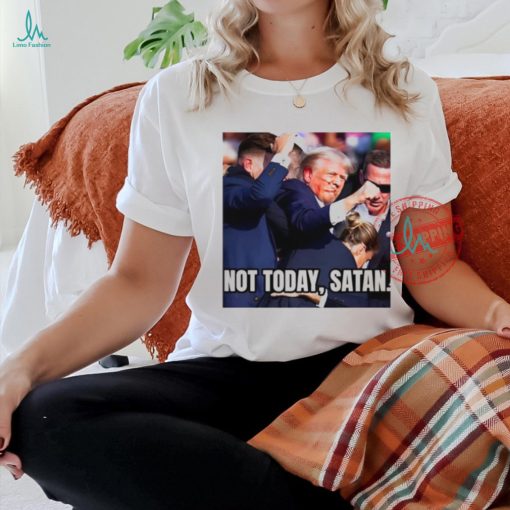 Official David J Harris Jr Donald Trump Not Today Satan 2024 t shirt