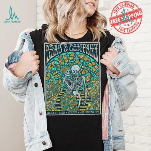 Official Dead And Company Dead Forever Merch Limited White Swirl Foil Poster shirt
