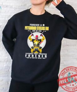 Official Deadpool And Wolverine Forever A Pittsburgh Steelers Fan Win Or Lose Yesterday Today Tomorrow Shirt