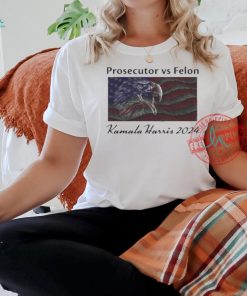 Official Defender of democracy Kamala Harris prosecutor vs felon exclusive T shirt