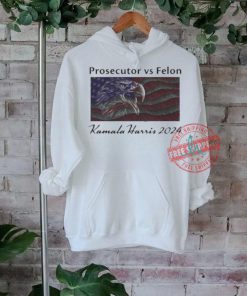 Official Defender of democracy Kamala Harris prosecutor vs felon exclusive T shirt