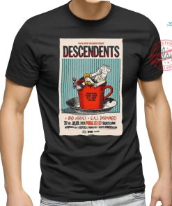 Official Descendents Para lel 62 Barcelona Spain Jul 10 2024 Poster shirt