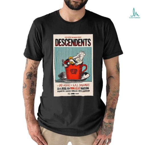 Official Descendents Para lel 62 Barcelona Spain Jul 10 2024 Poster shirt