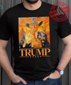 Official Donald Trump Cowboy And Cat Desert Make America Great Again 2024 T shirt