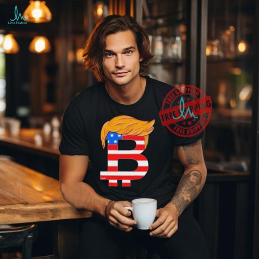 Official Donald Trump orange American man bitcoin T shirt