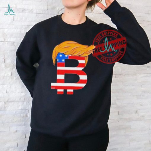 Official Donald Trump orange American man bitcoin T shirt