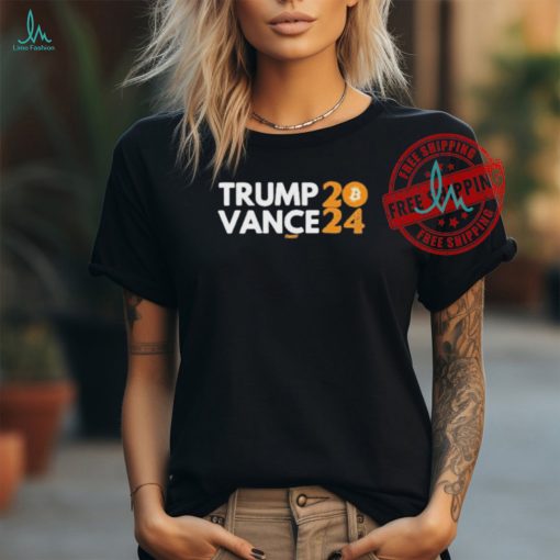 Official Donald Trump vance 2024 bitcoin T shirt