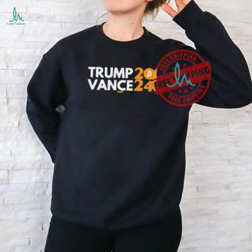 Official Donald Trump vance 2024 bitcoin T shirt
