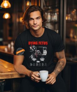 Official Dying Fetus 2024 European Tour Fall Poster shirt
