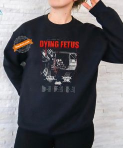 Official Dying Fetus 2024 European Tour Fall Poster shirt