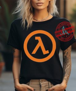 Official Elon musk wearing half life logo T shirt