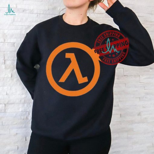 Official Elon musk wearing half life logo T shirt