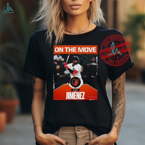 Official Eloy Jimenez On The Move Chicago White Sox Shirt