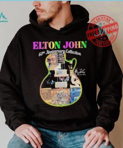 Official Elton John 60th Anniversary Collection Signature shirt