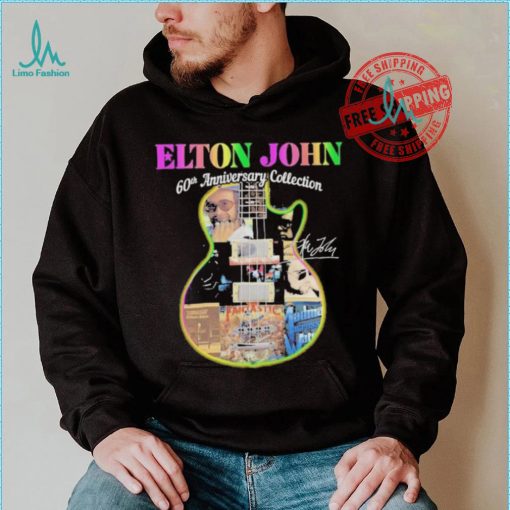 Official Elton John 60th Anniversary Collection Signature shirt