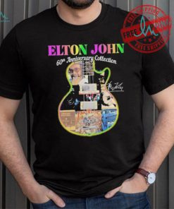 Official Elton John 60th Anniversary Collection Signature shirt