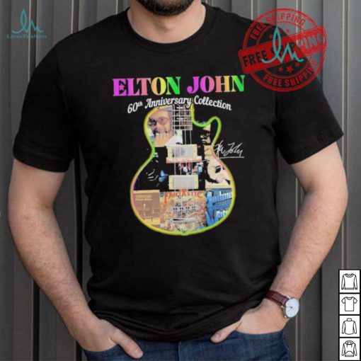 Official Elton John 60th Anniversary Collection Signature shirt