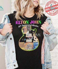 Official Elton John 60th Anniversary Collection Signature shirt