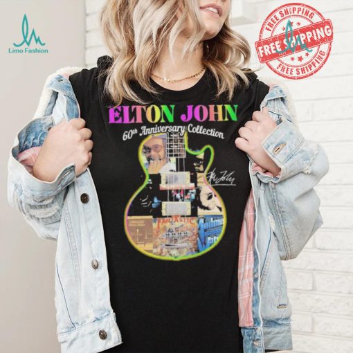 Official Elton John 60th Anniversary Collection Signature shirt