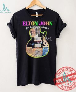 Official Elton John 60th Anniversary Collection Signature shirt