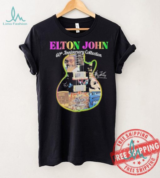 Official Elton John 60th Anniversary Collection Signature shirt