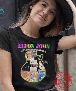 Official Elton John 60th Anniversary Collection Signature shirt