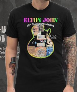 Official Elton John 60th Anniversary Collection Signature shirt