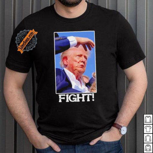 Official Fight Donald Trump Rally Gun Shot Fired Shooting Pennsylvania T Shirt