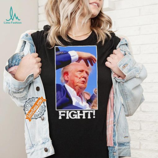 Official Fight Donald Trump Rally Gun Shot Fired Shooting Pennsylvania T Shirt