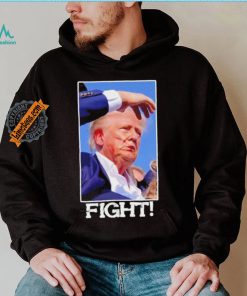 Official Fight Donald Trump Rally Gun Shot Fired Shooting Pennsylvania T Shirt