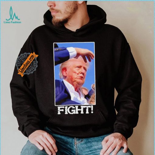 Official Fight Donald Trump Rally Gun Shot Fired Shooting Pennsylvania T Shirt
