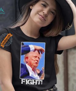 Official Fight Donald Trump Rally Gun Shot Fired Shooting Pennsylvania T Shirt