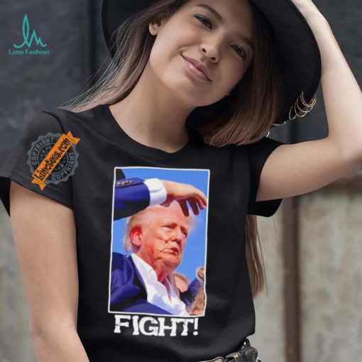 Official Fight Donald Trump Rally Gun Shot Fired Shooting Pennsylvania T Shirt