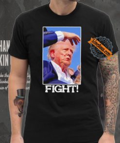Official Fight Donald Trump Rally Gun Shot Fired Shooting Pennsylvania T Shirt