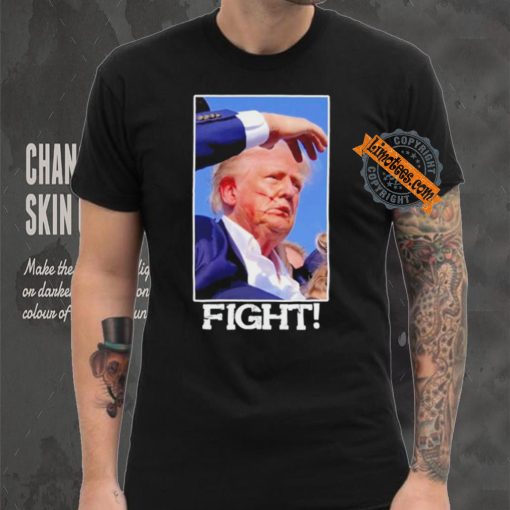 Official Fight Donald Trump Rally Gun Shot Fired Shooting Pennsylvania T Shirt