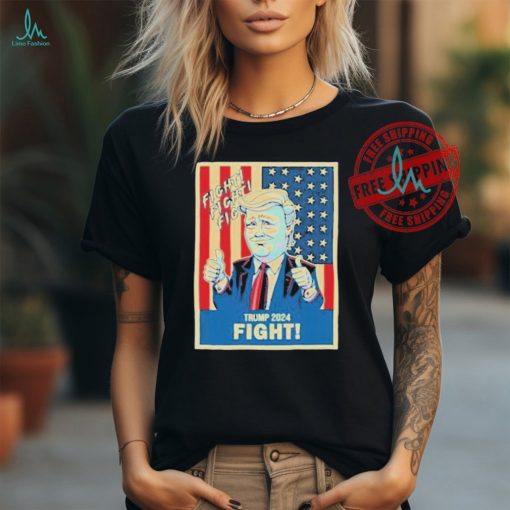 Official Fight fight fight Donald Trump 2024 meme T shirt