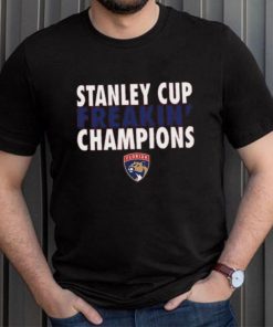 Official Florida Panthers 2024 Stanley Cup Freakin’ Champions Jersey shirt