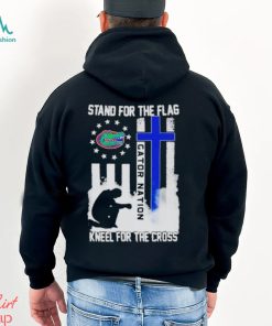 Official Florida gators stand for the flag kneel for the cross gator nation shirt