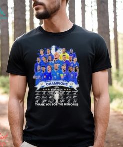 Official France Football Team Champions Euro 2024 Thank You For The Memories Signatures Shirt