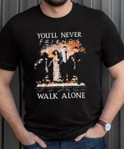 Official Friends Sitcom You’ll Never Walk Alone Fan Love Abbey Road Signatures shirt