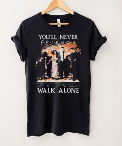 Official Friends Sitcom You’ll Never Walk Alone Fan Love Abbey Road Signatures shirt