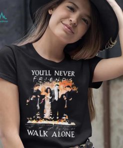 Official Friends Sitcom You’ll Never Walk Alone Fan Love Abbey Road Signatures shirt
