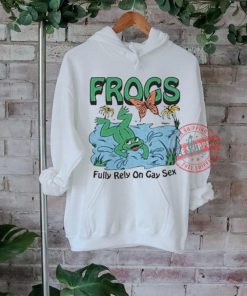 Official Frogs fully rely on gay sex T shirt